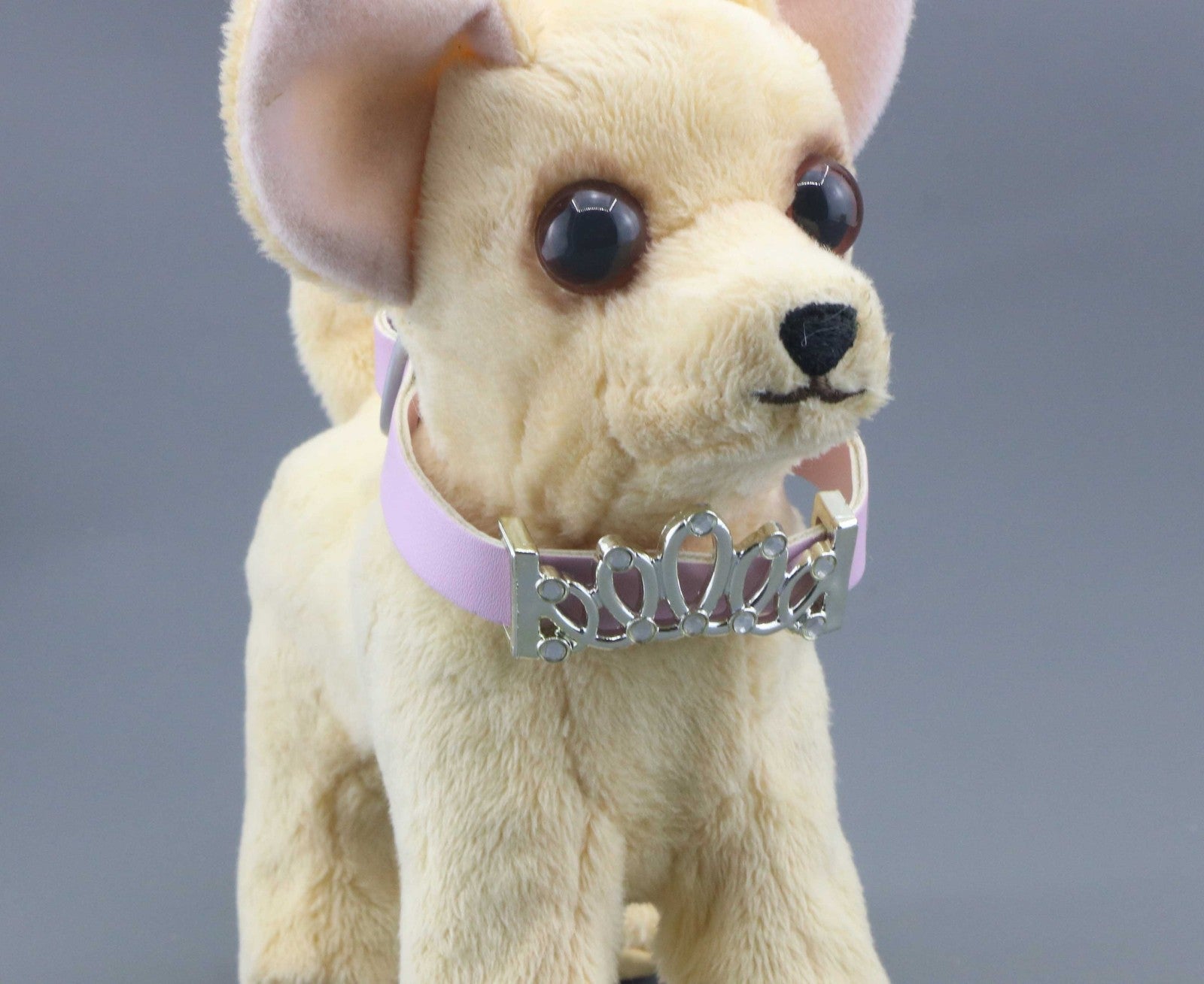 American Girl Jeweled Pink & Silver Collar | 18" Doll Pet Puppy Accessory
