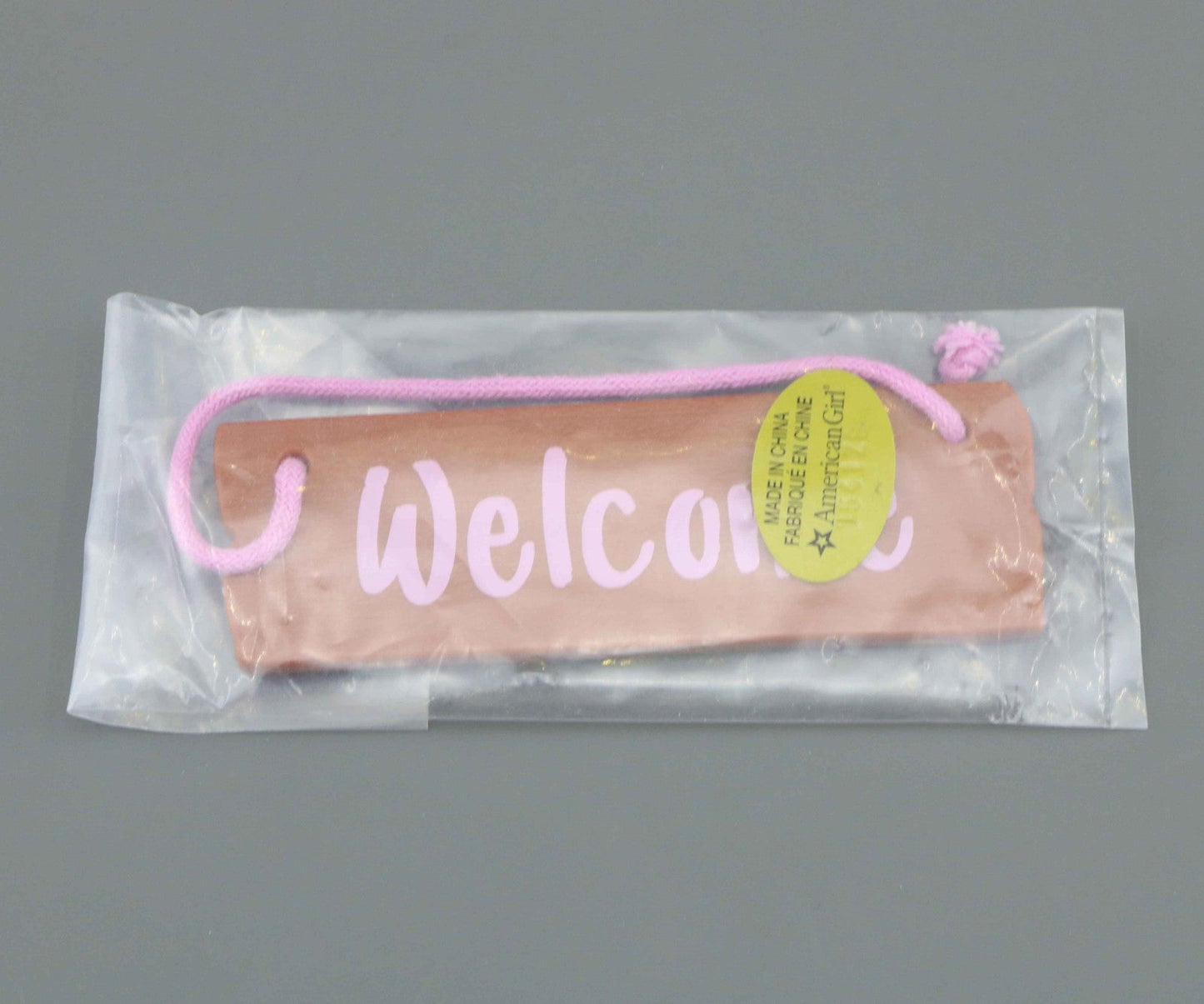American Girl Kira Bailey G'DAY! Welcome Reversible Sign for 18" Doll Comfy Platform Tent