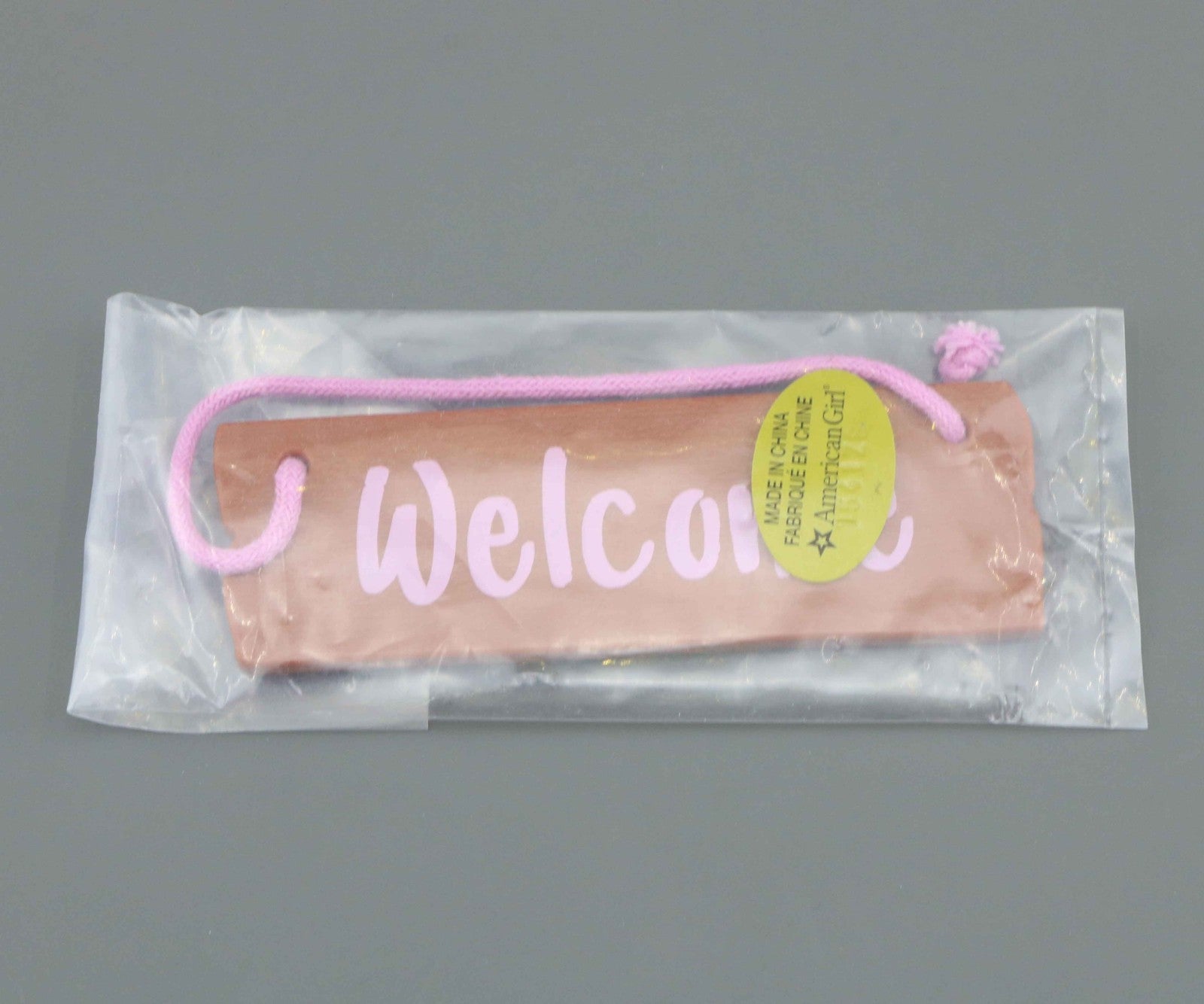 American Girl Kira Bailey G'DAY! Welcome Reversible Sign for 18" Doll Comfy Platform Tent