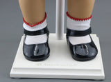 American Girl Molly Birthday Black Mary Jane Shoes & Socks for 18" Doll