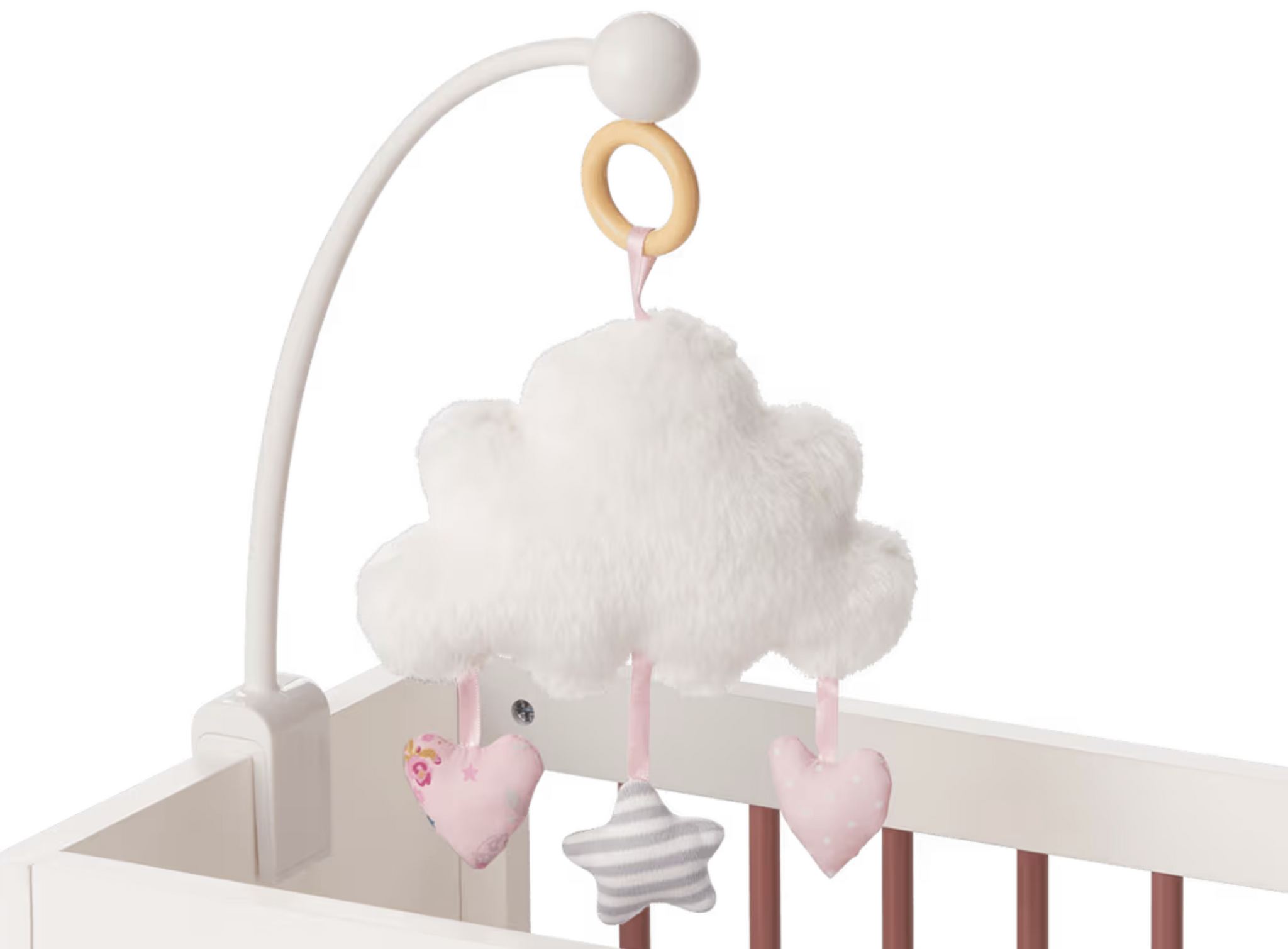 American Girl Bitty Baby Cloud Plush Hanging Crib Mobile for 15" Dolls Contemporary Crib