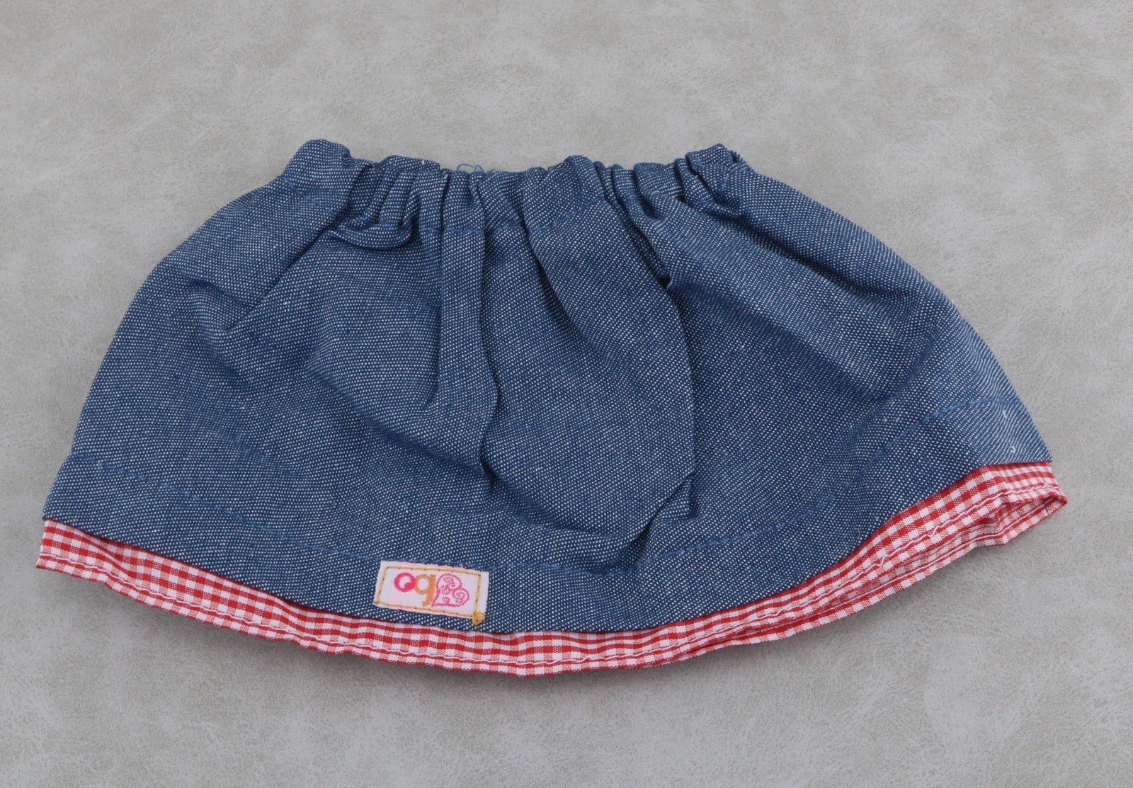 Our Generation Cream Cardigan & Denim Skirt Outfit | 18" Doll