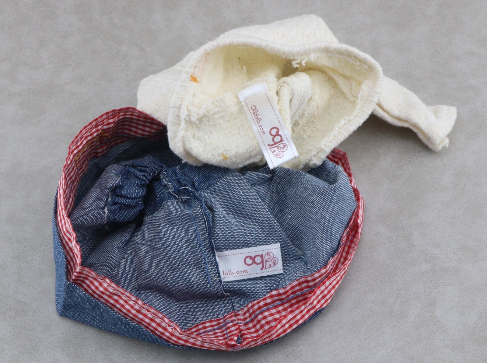 Our Generation Cream Cardigan & Denim Skirt Outfit | 18" Doll