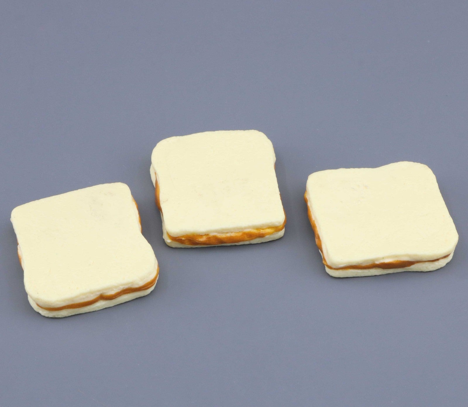 Peanut Butter Sandwich Set of 3 for 18" Doll School Lunch Food Accessory