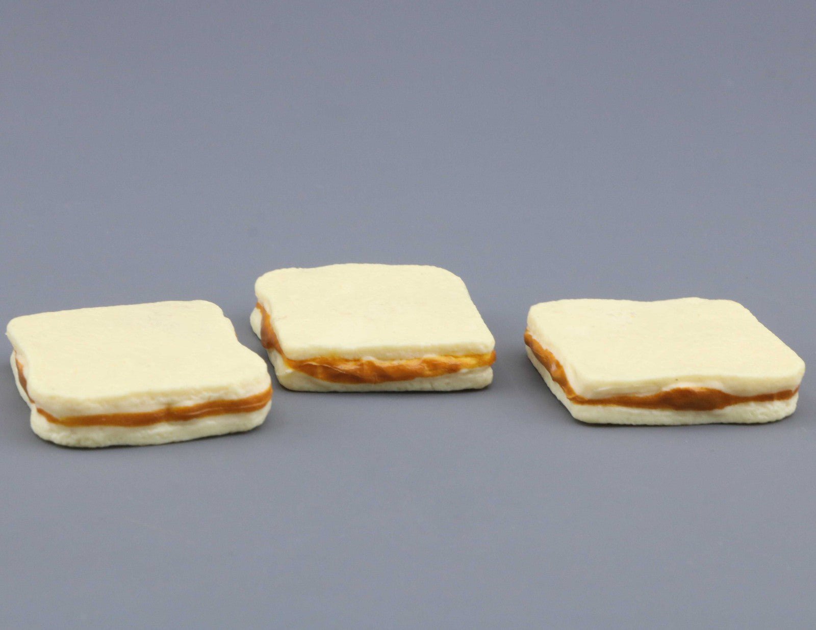 Peanut Butter Sandwich Set of 3 for 18" Doll School Lunch Food Accessory